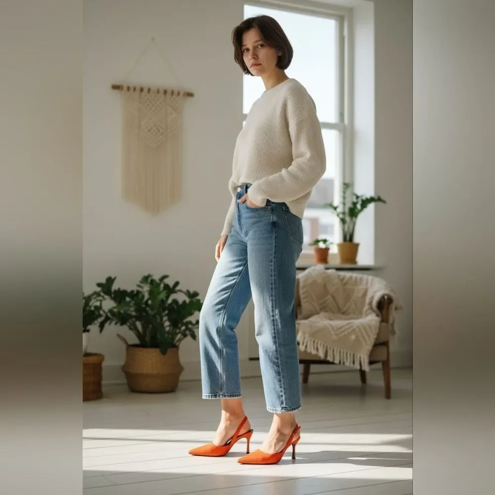 Asos Design orange Shoes Size 7